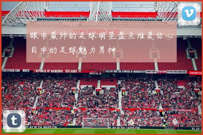 眼中最帅的足球明星盘点谁是你心目中的足球魅力男神